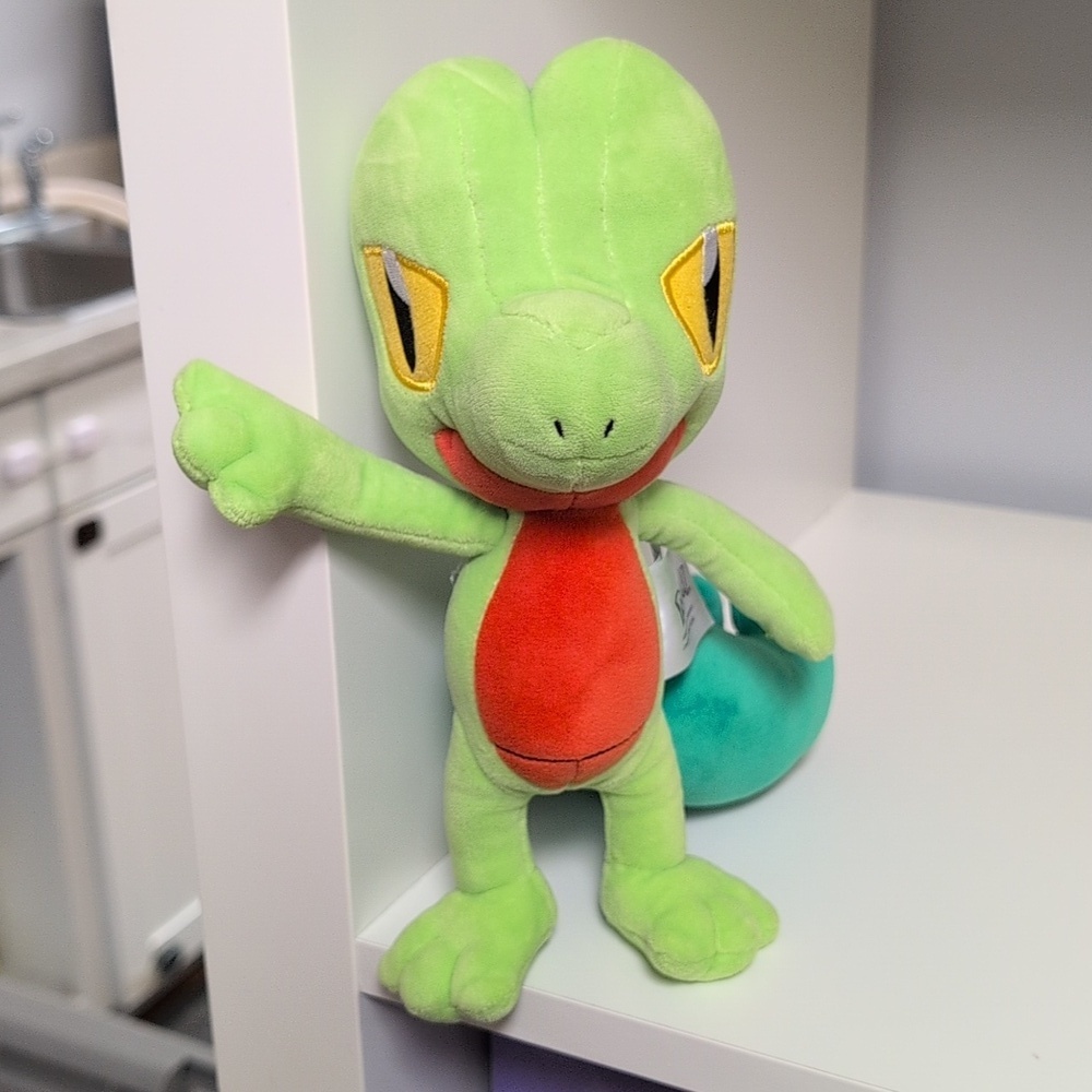 💜2/$20💜 Pokemon Treecko Plush, 9"